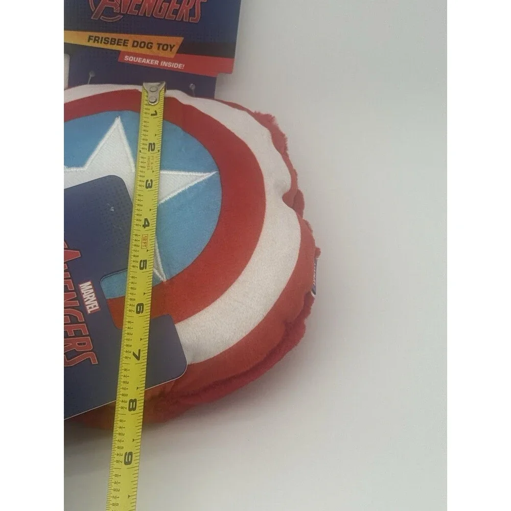 Lot Of 2 - Avengers Plush Dog Toy (Squeaker Inside)